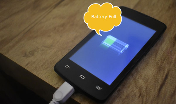 Get battery full notification on Android