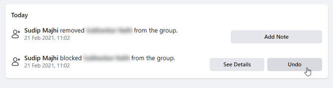 how to unblock someone from facebook group