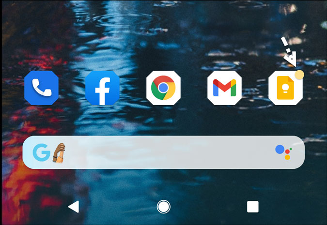 disable notification dot android