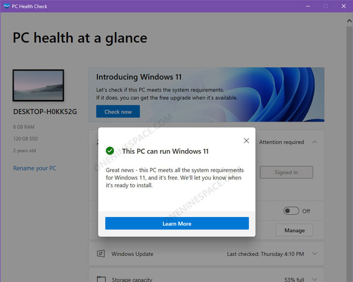 How to check if your PC can run Windows 11