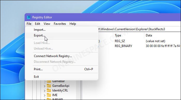 How to backup Windows registry