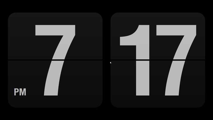 fliqlo flip clock screensaver