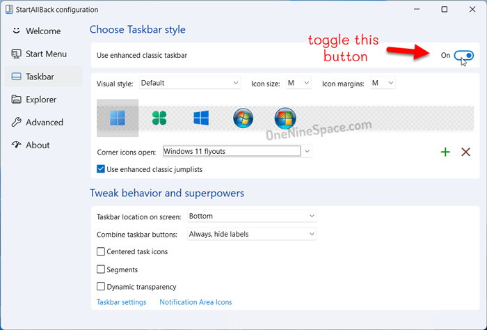 How to enable right-click menu on Taskbar in Windows 11